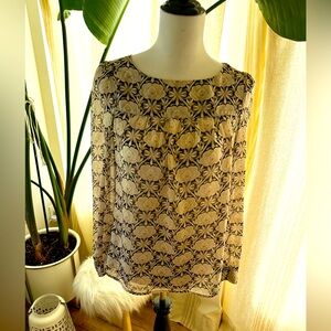 LOFT print blouse